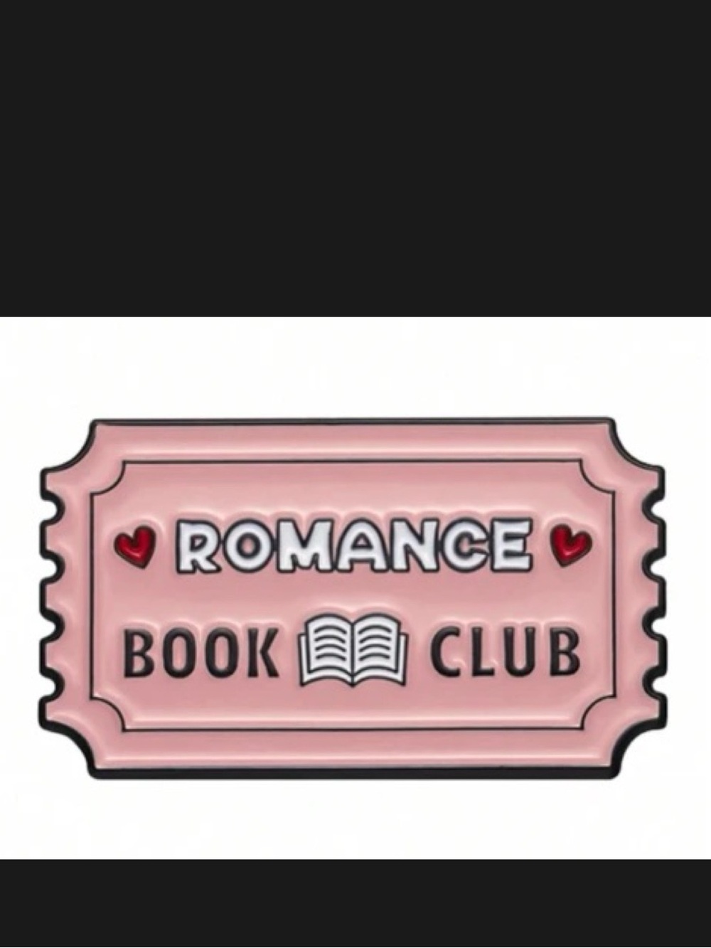 $1 Romance Book Club Pin $1 WITH ANY $10 ORDER OR MORE